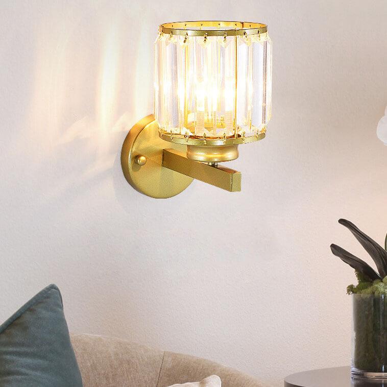 Elegant Glass Wall Lamp with Modern LED Lighting