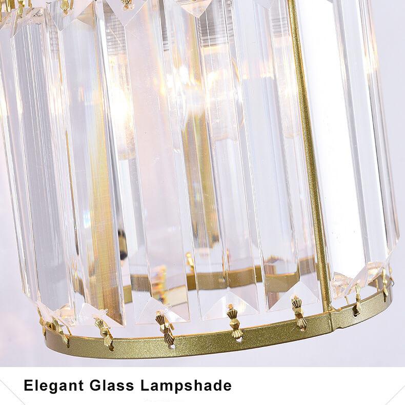 Elegant Glass Wall Lamp with Modern LED Lighting