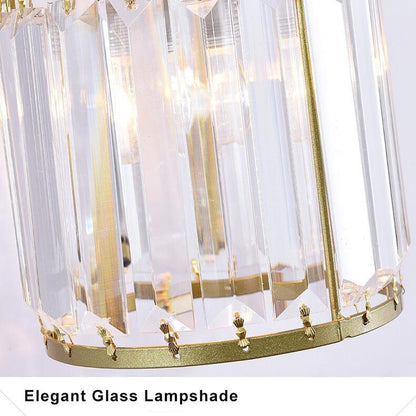Elegant Glass Wall Lamp with Modern LED Lighting