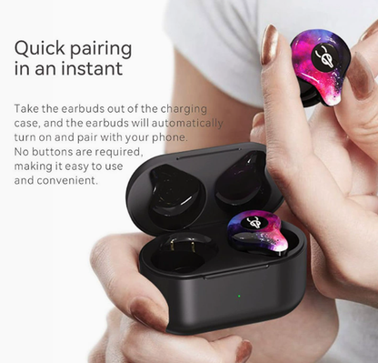 Wireless Earbuds Bluetooth 5.0 Stereo Headphones