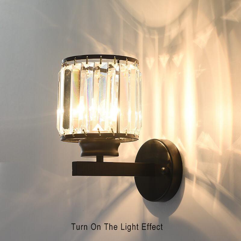 Elegant Glass Wall Lamp with Modern LED Lighting