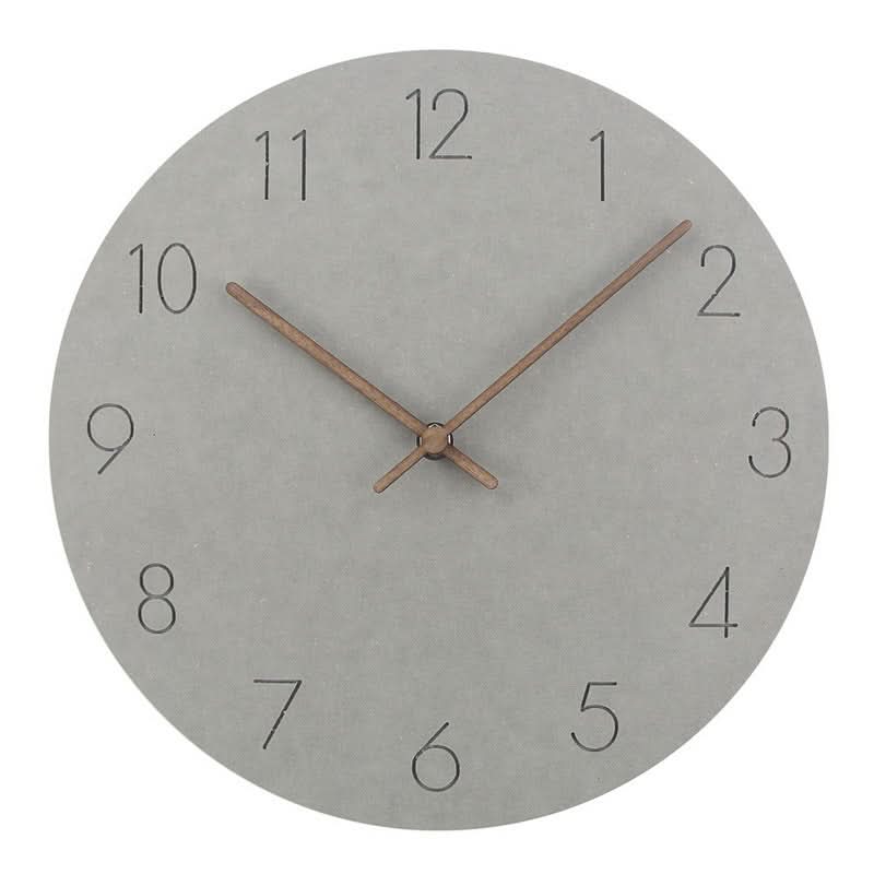 Quiet Modern Wooden Wall Clock