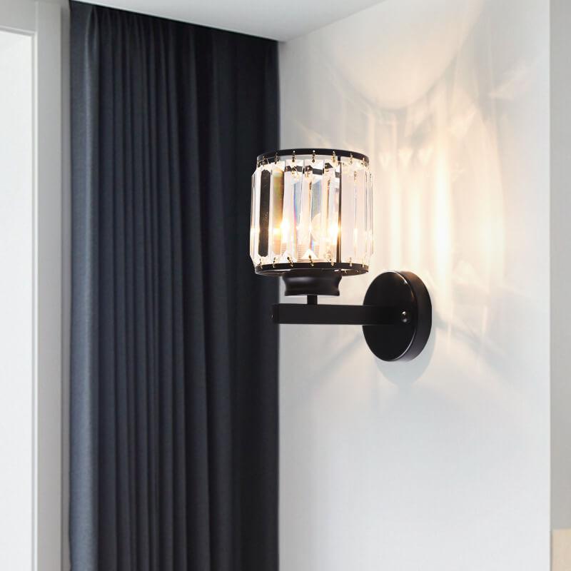 Elegant Glass Wall Lamp with Modern LED Lighting