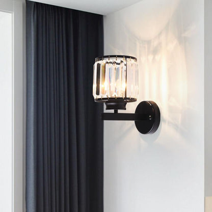Elegant Glass Wall Lamp with Modern LED Lighting
