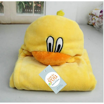 Cozy Kids Hooded Towel with Fun Animal Prints