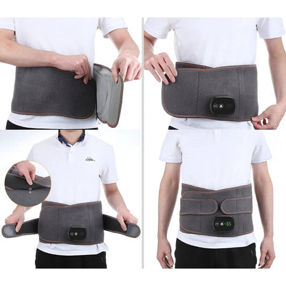 Warm Back Support Belt with Red Light Therapy