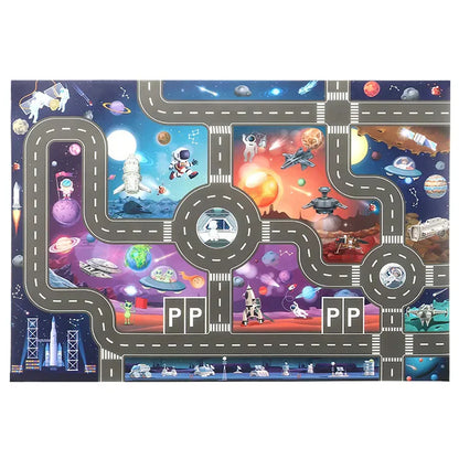 Colorful Kids Road Playmat Set