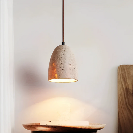 Vintage Stone Drop Ceiling Light - Befez