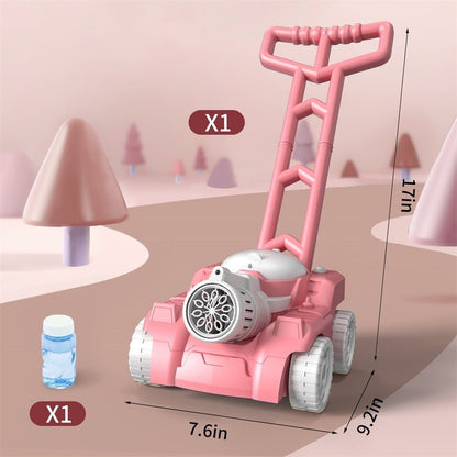 Fun Kids Bubble Blower Lawn Mower Toy