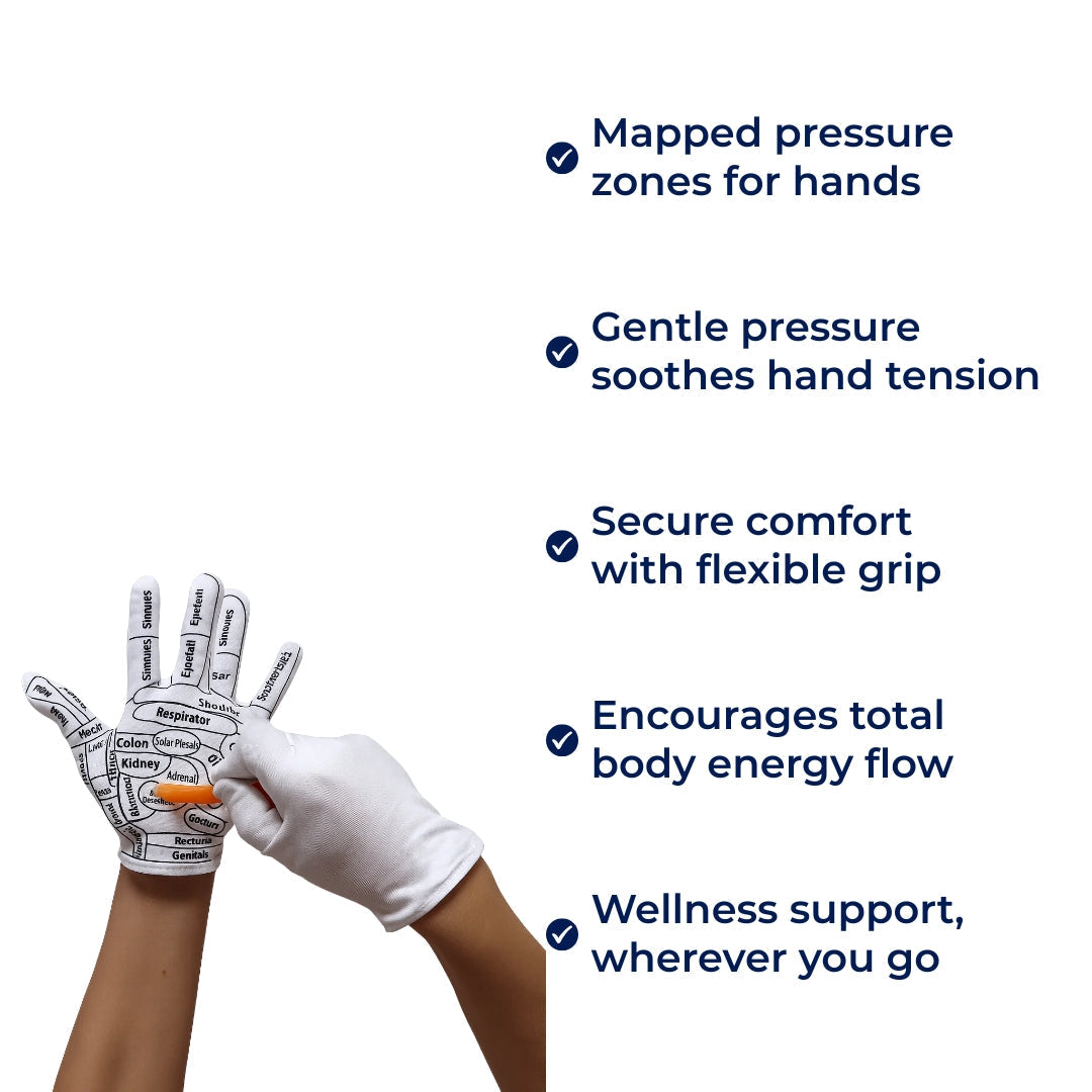 Comfortable Acupressure Gloves for Hand Pain Relief