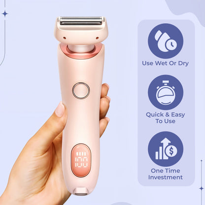 Cordless Rechargeable Shaver for Wet Dry Shaving
