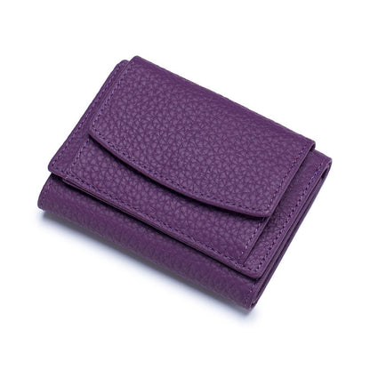 Genuine Leather Slim RFID Wallet