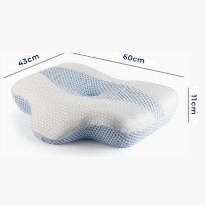 Contour Neck Support Cooling Memory Foam Pillow