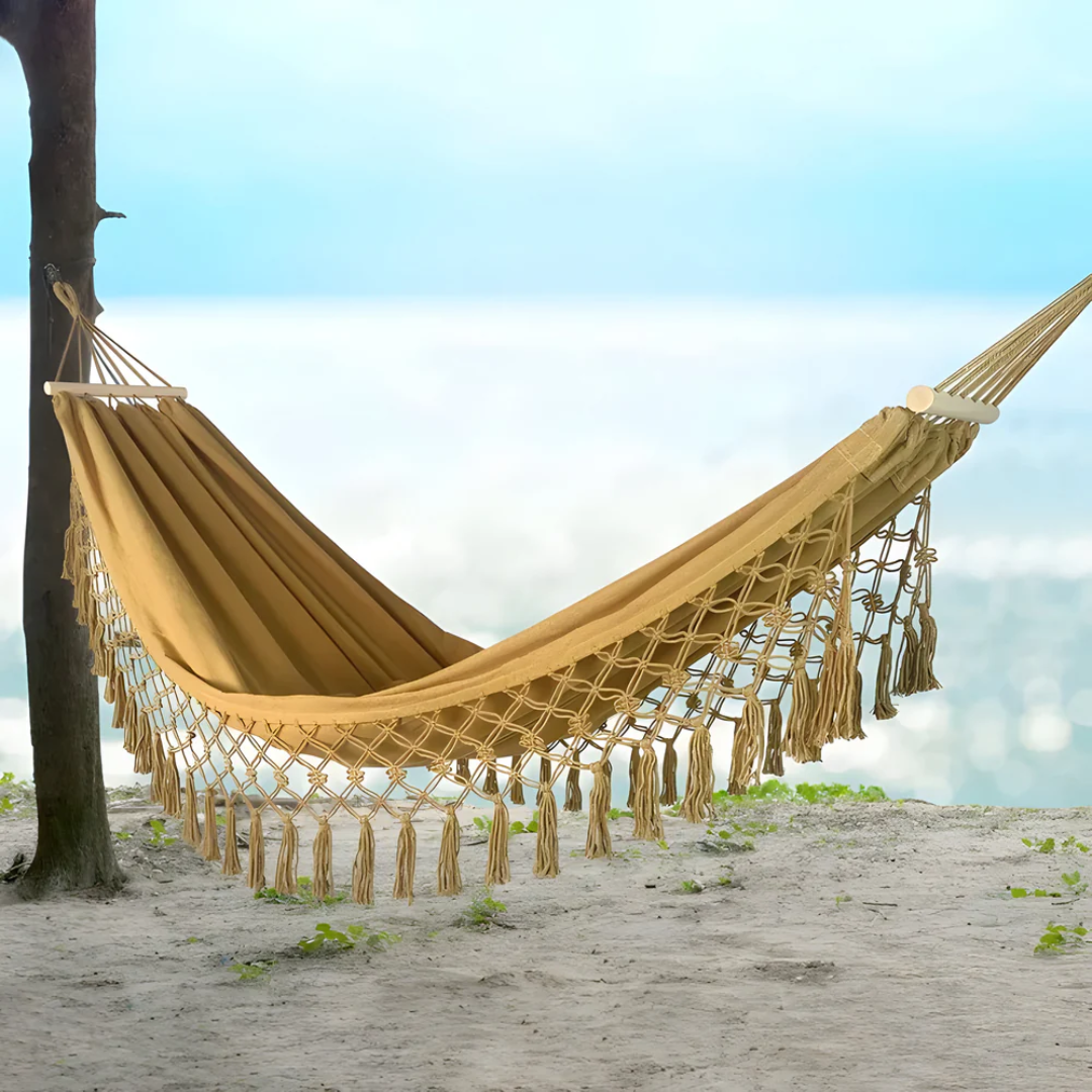 Soft Cotton Bohemian Hanging Hammock