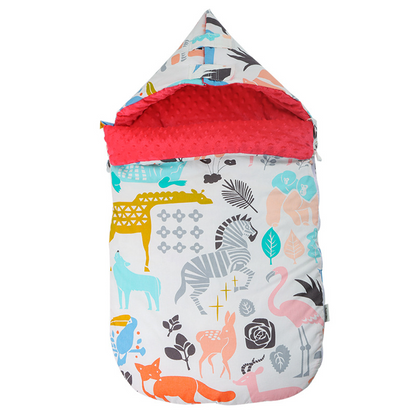Soft Baby Sleep Sack with Hooded Minky Blanket - Befez