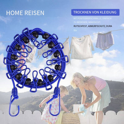 Compact Folding Travel Clothes Rack