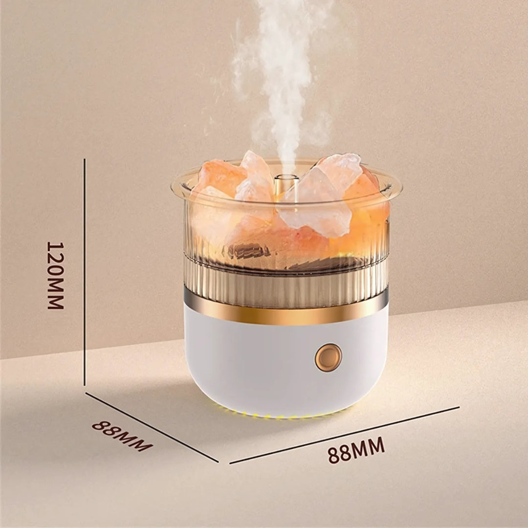 Compact USB Essential Oil Diffuser & Night Lamp