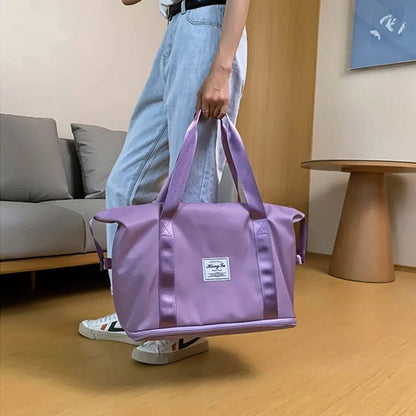 Spacious Dual Compartment Water Resistant Travel Bag