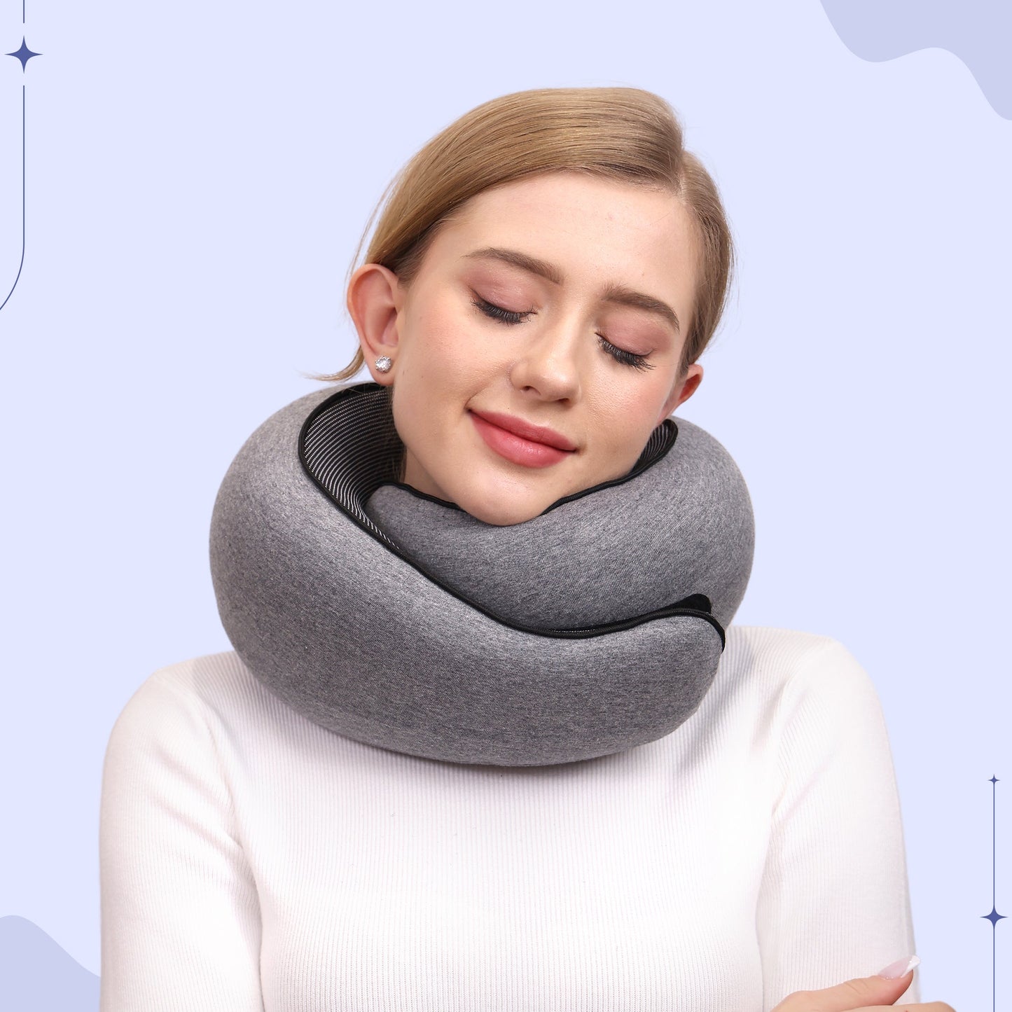 Portable Travel Neck Cushion – Soft Comfort Pillow