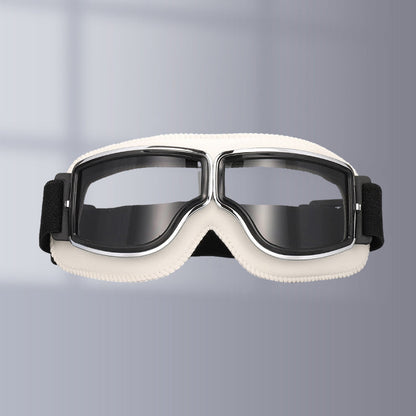 Classic Biker Goggles with Swap Lenses and Cushioning