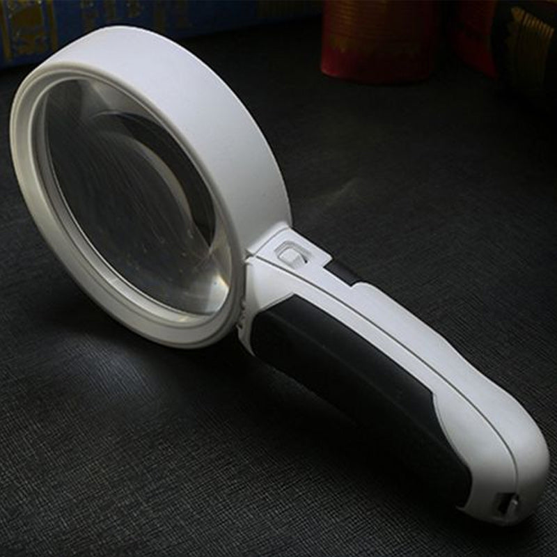 Compact 20X LED Magnifying Glass with Light