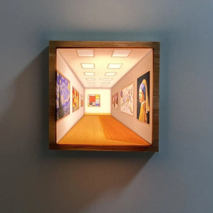 Colorful Optical Illusion Table Lamp