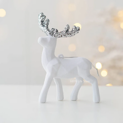Shiny Reindeer Christmas Ornament