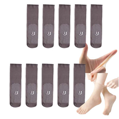Befez | Breathable No-Show Crystal Socks for Women