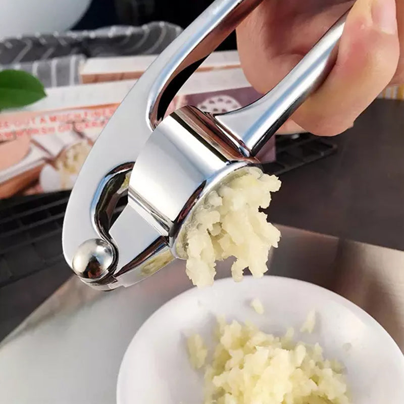 Durable Stainless Steel Garlic Crusher