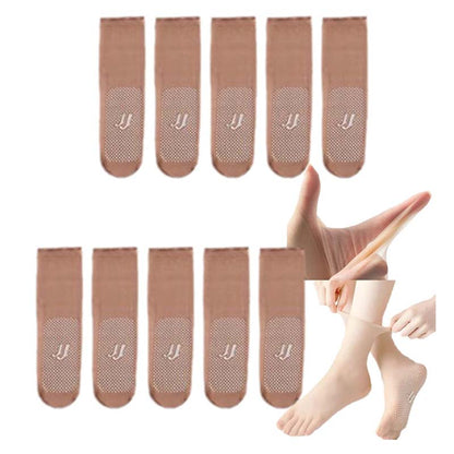 Befez | Breathable No-Show Crystal Socks for Women