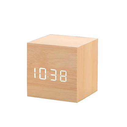 Compact Digital Cube Alarm Clock