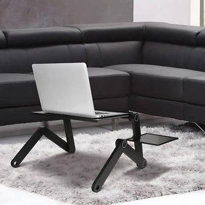 Portable Adjustable Laptop Riser with Cooling Fan