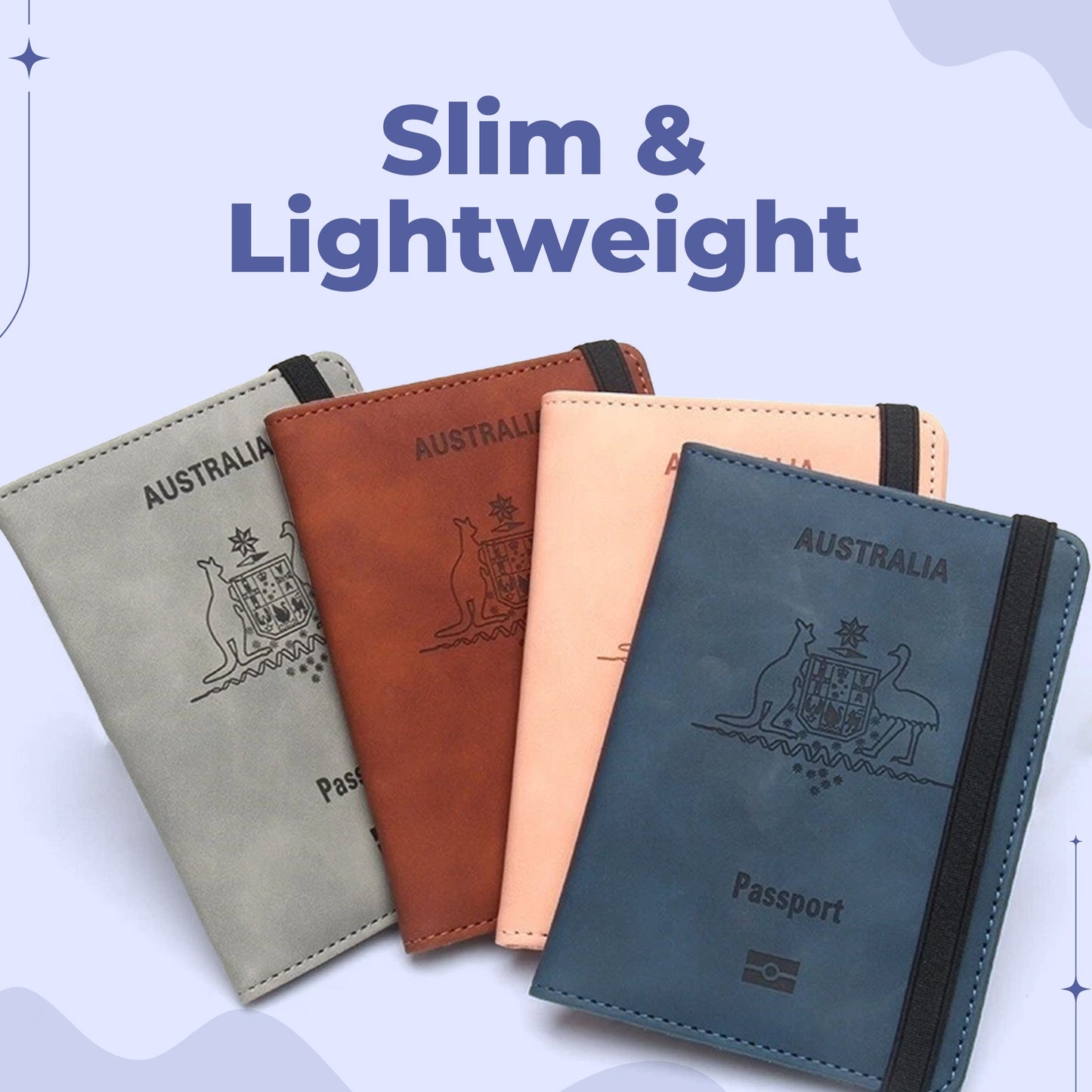 Travel Leather Passport Holder Wallet
