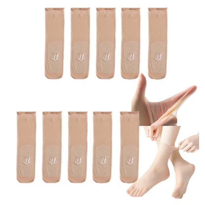 Befez | Breathable No-Show Crystal Socks for Women
