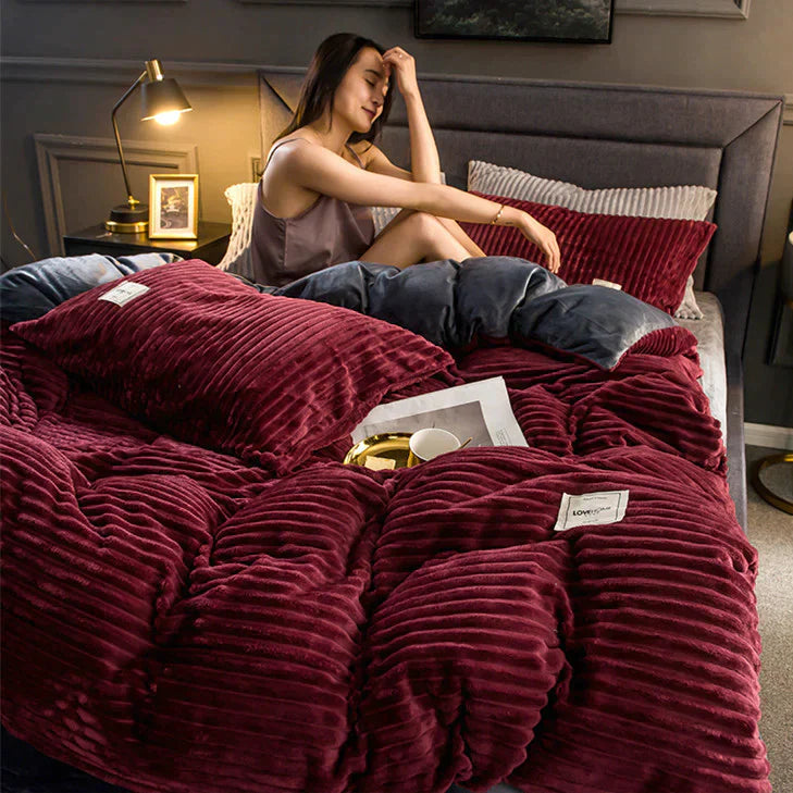 Soft Plush Duvet Cover Set