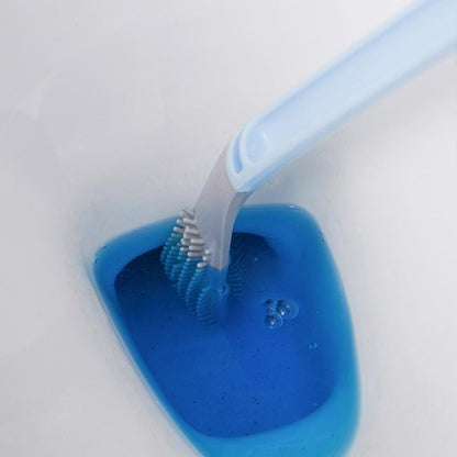 Quick Clean Silicone Toilet Brush