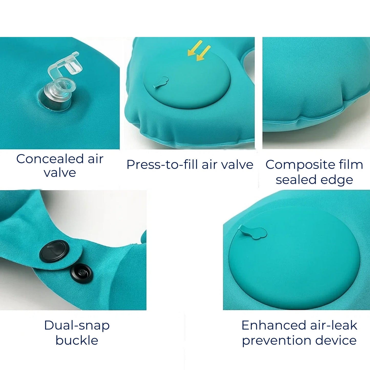 Comfortable Inflatable Travel Neck Pillow