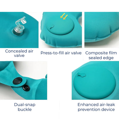 Comfortable Inflatable Travel Neck Pillow