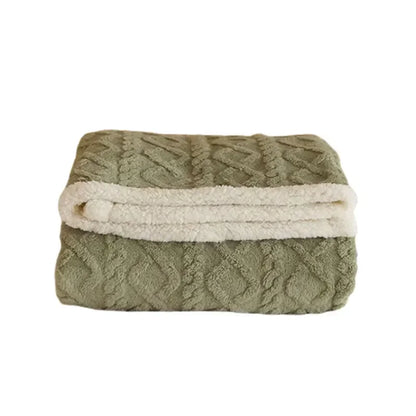 Soft Plush Wool Blanket for Winter Warmth - Befez