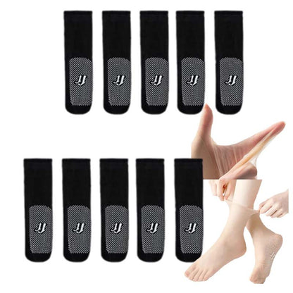 Befez | Breathable No-Show Crystal Socks for Women