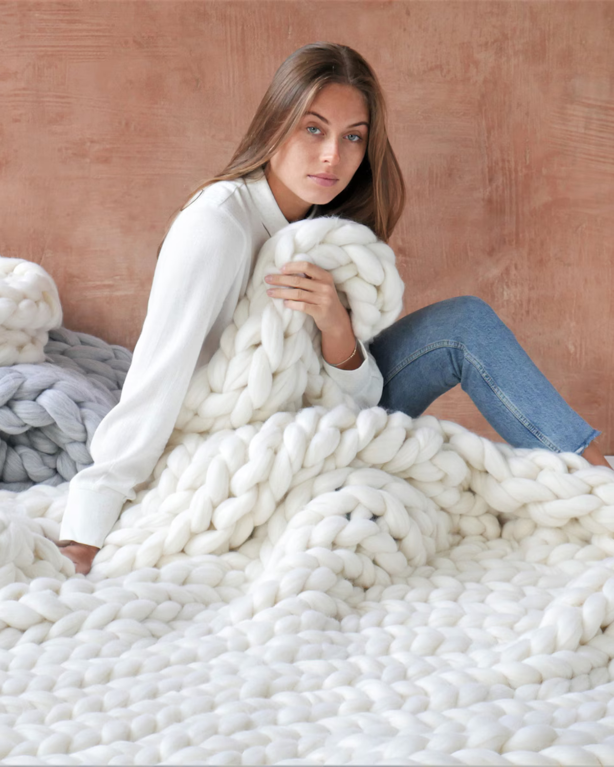 Cozy Slouchy Women's Knit Sweater