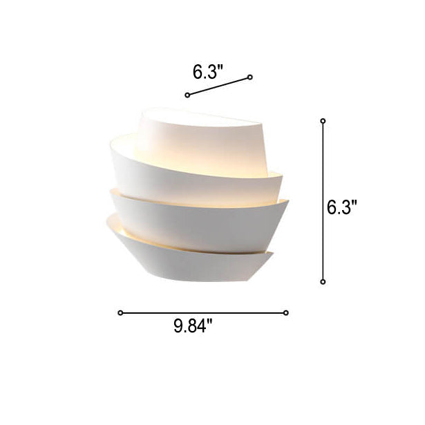 Contemporary Iron Double Head Wall Light