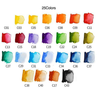 Compact Travel Watercolor Paint Sets
