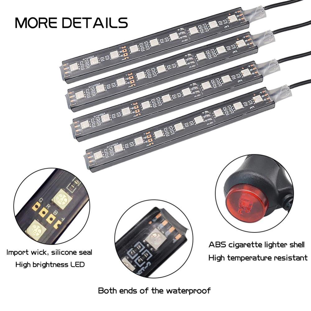 Colorful Car Interior LED Light Strip with Remote Control