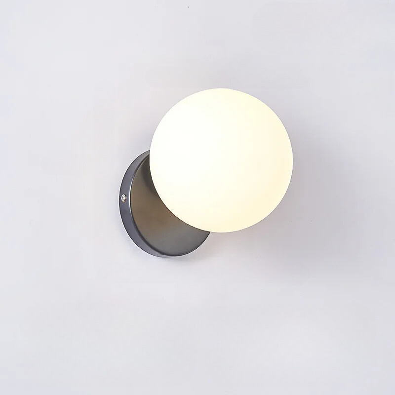 Elegant Gold Glass Wall Light