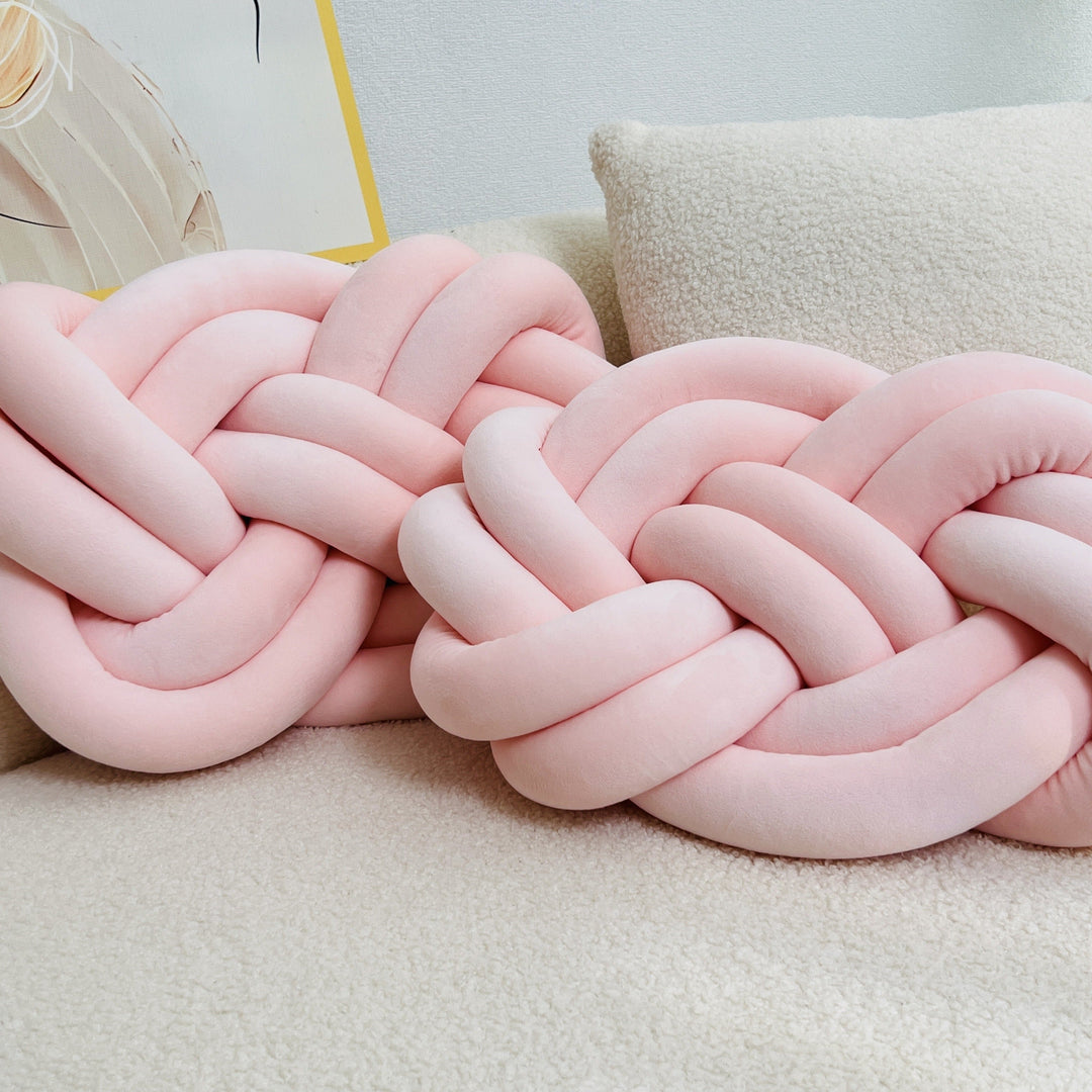 Soft Plush Pillow Set with 2 Decorative Cushions