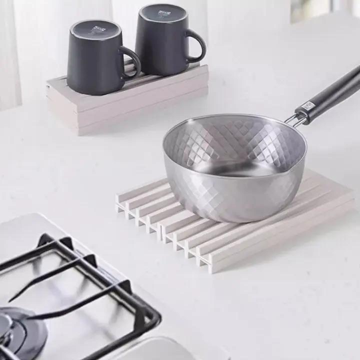 Flexible Silicone Drying Mat for Kitchen Counters