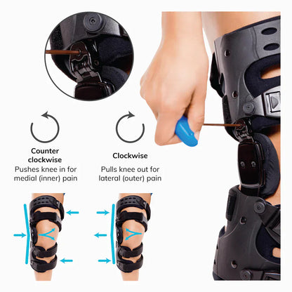 Comfortable Knee Support Brace for Arthritis Pain Relief