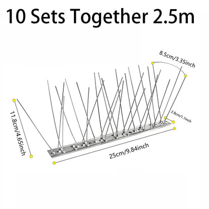 Durable Garden Bird Deterrent Spikes