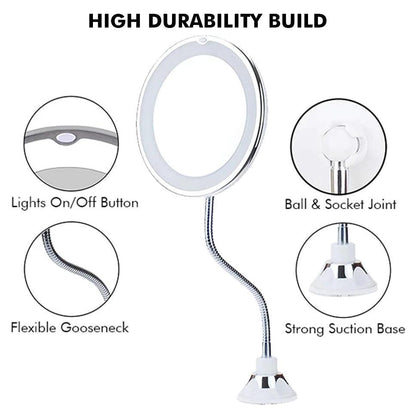 Befez | 10x Magnifying LED Vanity Mirror